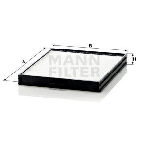 Фильтр салона MANN-FILTER CU 2628